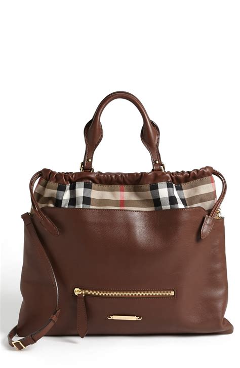 burberry big crush leather tote|burberry outlet tote bags.